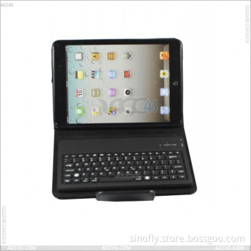 Bluetooth Keyboard for iPad Mini Leather /Aluminum (P-iPDMINICASE022)